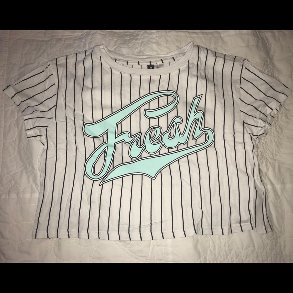 “Fresh” Striped Tee